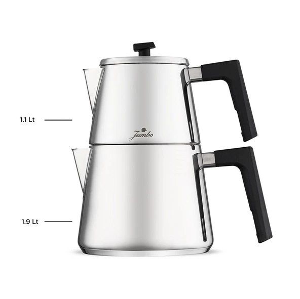 Jumbo Dynamic Steel Çaydanlık - Resim 5