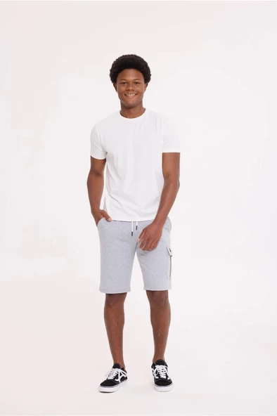 Graymelange CASH CARGO SWEATSHORT ürün görseli 1