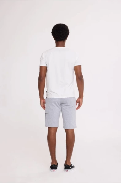 Graymelange CASH CARGO SWEATSHORT - Resim 6