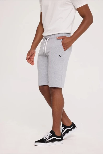 Graymelange TANGO SWEATSHORT - Resim 3