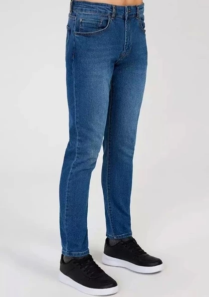 Blue FOREST DENIM PANT - Resim 2
