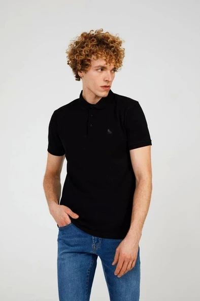 Black FATHER BASIC POLO - Resim 2