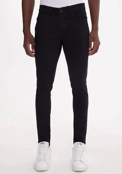 Black-Black FOREST DENIM PANT - Resim 2