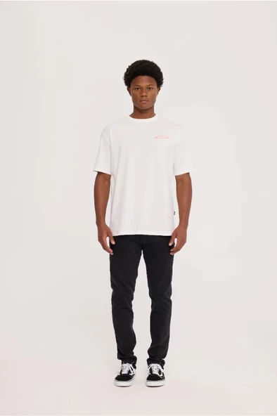 White URBAN HALF-RELAX TEE - Resim 5