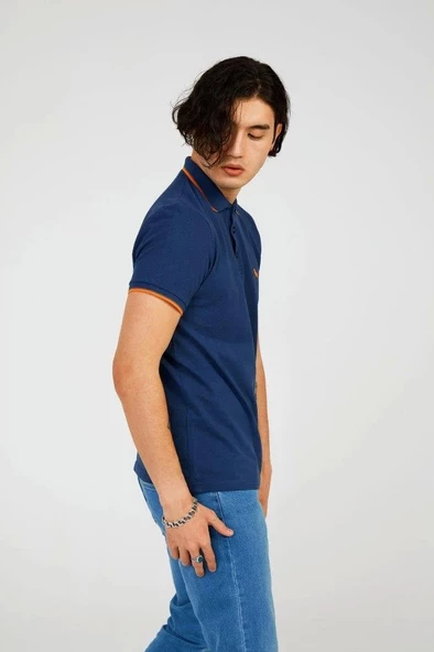 Indigo YOUNG FATHER POLO - Resim 3