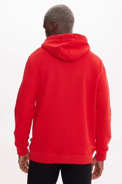 Red MOON HOODIE - Resim 3