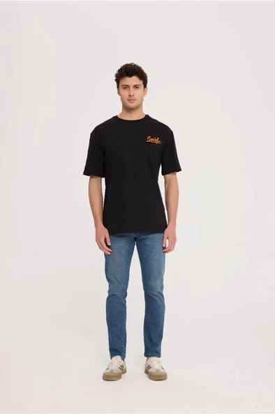 Black SURF HALF-RELAX TEE - Resim 2