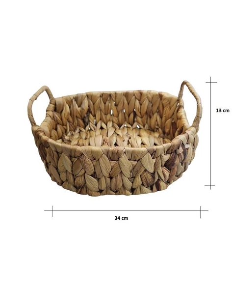 Panalı Naturel Oval Sepet XL Boy PNL-22098XL ürün görseli 1