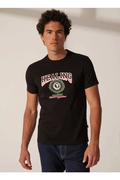 Black HEALING TEE ürün görseli 1