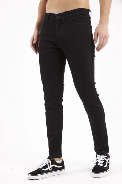 Black FOREST DENIM PANT - Resim 5