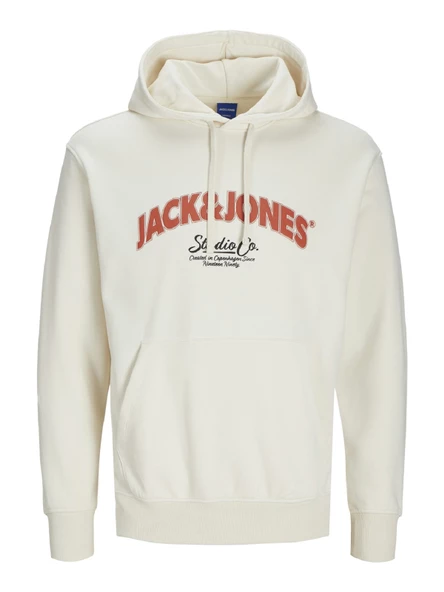 JACK JONES Erkek Kapüşonlu Sweatshirt 12267584 ürün görseli 1