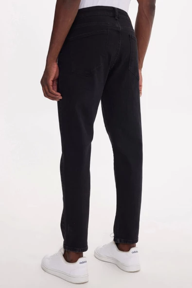 Black HARDY DENIM PANT - Resim 4