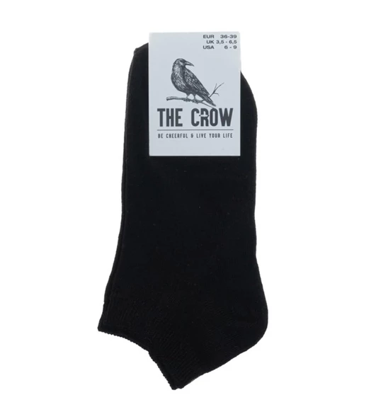 The Crow Tirinity Ankle Siyah Kadın Çorap ürün görseli 1