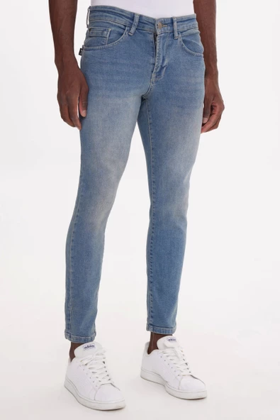 Light Blue HARDY DENIM PANT - Resim 2