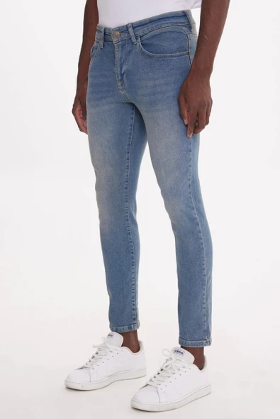 Light Blue HARDY DENIM PANT - Resim 3