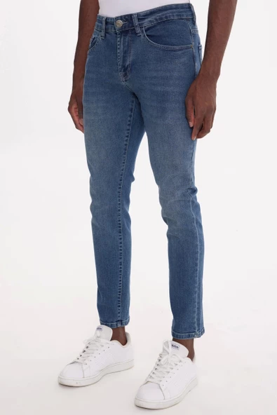Dark Blue HARDY DENIM PANT - Resim 2