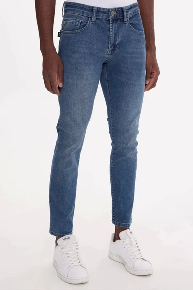 Sky Blue HARDY DENIM PANT - Resim 3