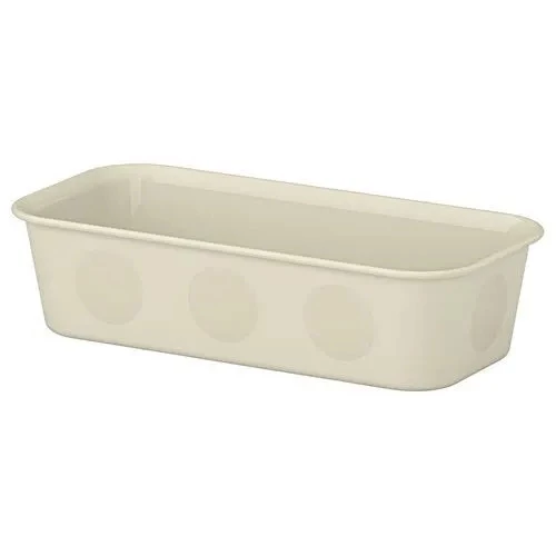IKEA NOJIG DÜZENLEME SAKLAMA KUTUSU BEJ 10X20X5 CM ürün görseli 1