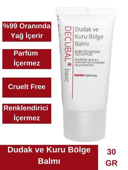 Decubal Dudak ve Kuru Bölge Balmı 30 ml - Resim 2