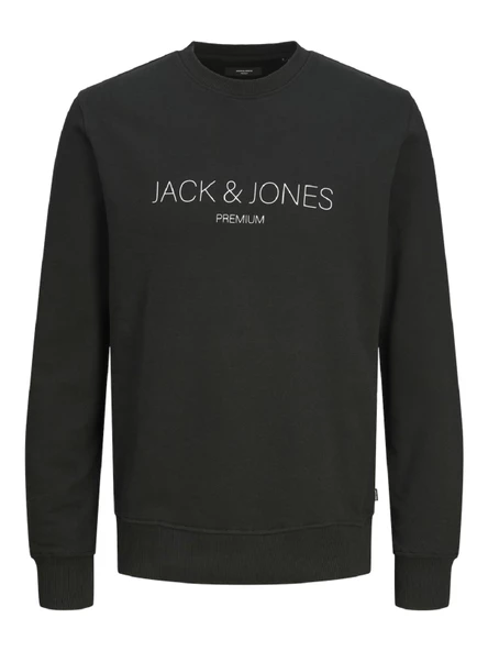 JACK JONES Premium Yazılı Erkek Bisiklet Yaka Sweatshirt 12261873 ürün görseli 1