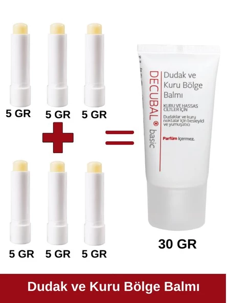 Decubal Dudak ve Kuru Bölge Balmı 30 ml - Resim 4