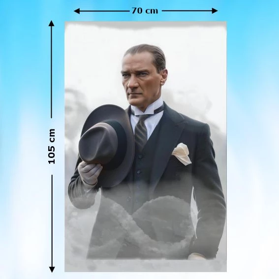 ATATÜRK RESMİ 105X70 cm ürün görseli 1