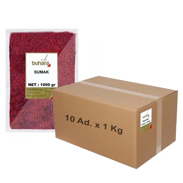 BUHARA TOPTAN SUMAK 1 KG x 10 Ad - 10 KG ürün görseli 1