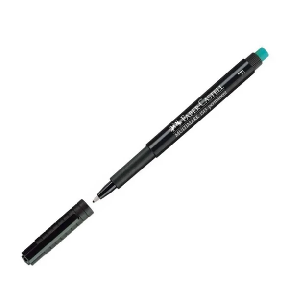 Faber Castell Asetat Kalem (F) Siyah 151399 ürün görseli 1