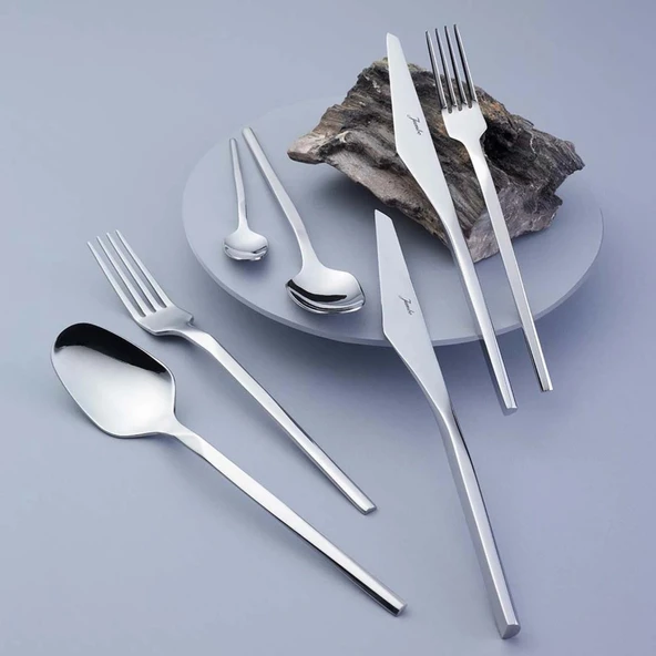 Jumbo 5100 Quartz 84 Parça 12 Kişilik Çatal Kaşık Bıçak Takımı ürün görseli 1