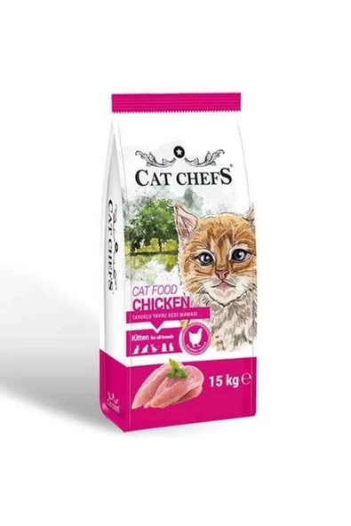 Cat Chefs 15 Kg Tavuklu Yavru Kedi Maması ürün görseli 1