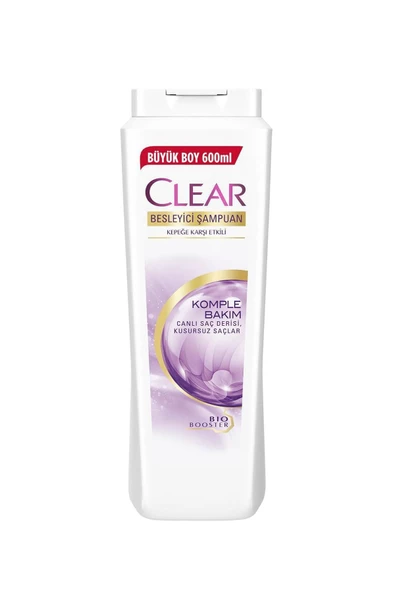 CLEAR ŞAMPUAN 600ML - KOMPLE BAKIM - Resim 2