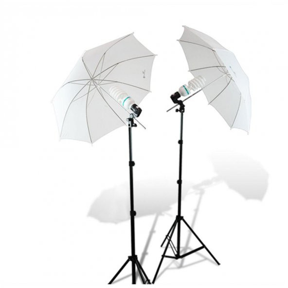 Softbox Umberlla 84cm,2m Stand Çanta Hediye Stüdyo ve Video Çekim ürün görseli 1
