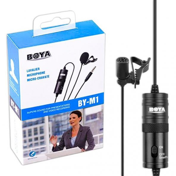 Boya By-M1Profesyonel Yaka Mikrofonu Boya By-M1 ürün görseli 1