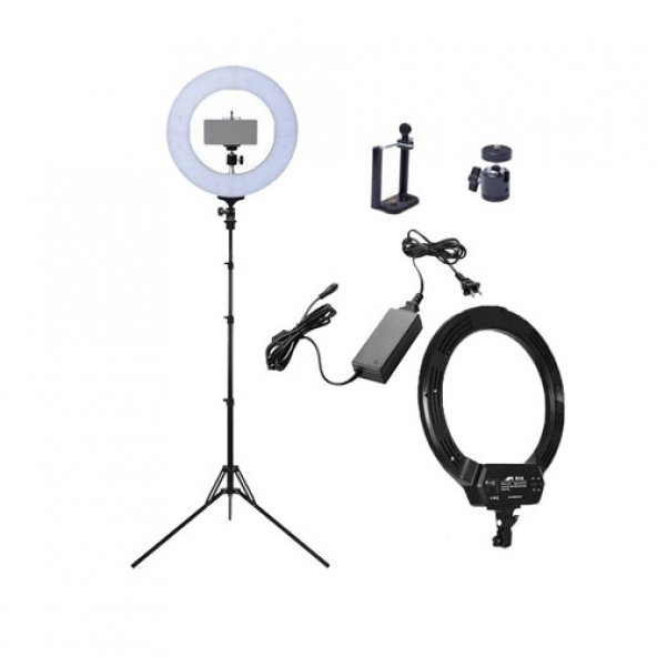 Kuaför Makyaj Çekimleri Ring Light Sürekli 480 Led Işık 2m Stand ürün görseli 1