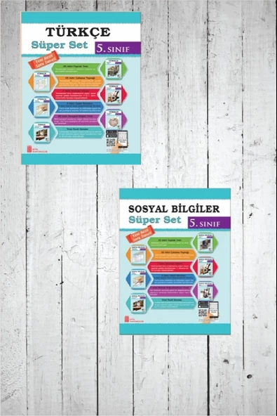 Ata 5.Sınıf Türkçe-Sosyal Bilgiler Süper Set ürün görseli 1
