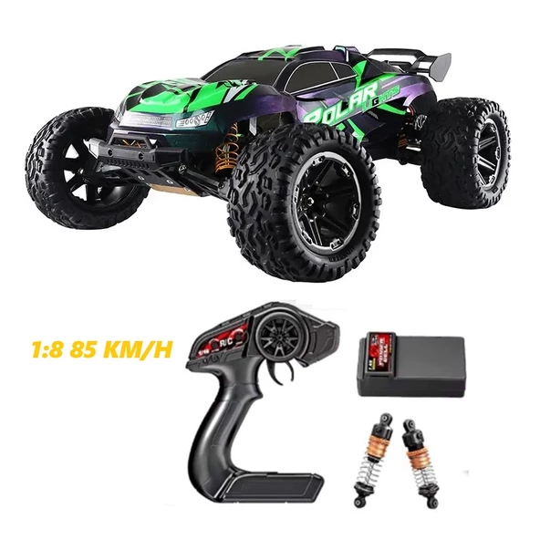 ELEKTRİKLİ RC 1:8 ÖLÇEK SERVO MOTOR SÜSPANSİYONLU ARAZİ ARACI SPOR ARAÇ 85 KM HIZ RC ARAÇ ürün görseli 1