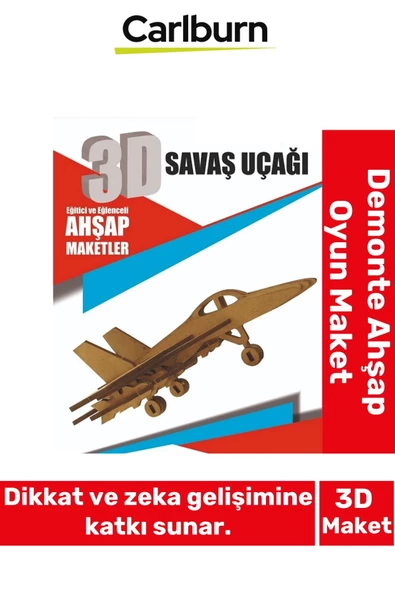 3 Boyut Eğitici Öğretici Zeka Geliştirici Boyanabilir Ebeveyn Çocuk Puzzle Demonte Ahşap Oyun Maket ürün görseli 1