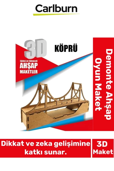 3 Boyut Eğitici Öğretici Zeka Geliştirici Boyanabilir Ebeveyn Çocuk Puzzle Demonte Ahşap Oyun Maket ürün görseli 1