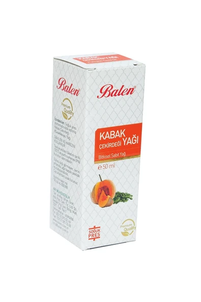 Balen Kabak Çekirdeği Yağı 50 ml - Resim 3