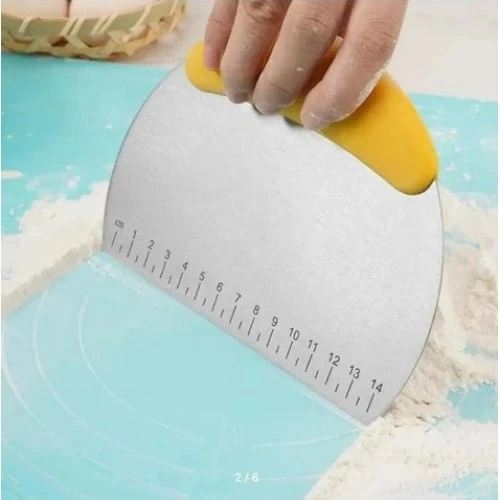 Paslanmaz Çelik Hamur Kesme ve Şekillendirme Spatulası ürün görseli 1