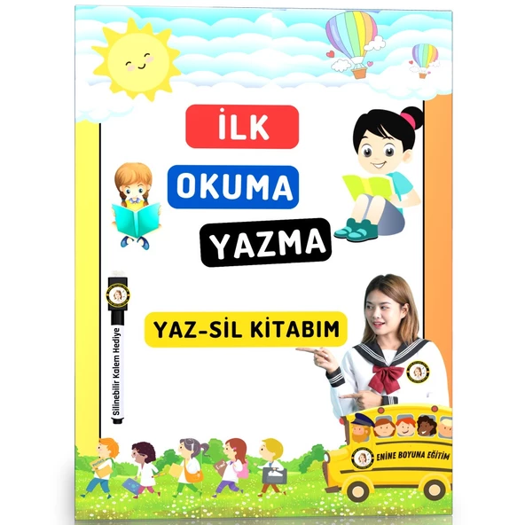 İlk Okuma Yazma YAZ-SİL Kitabım ürün görseli 1