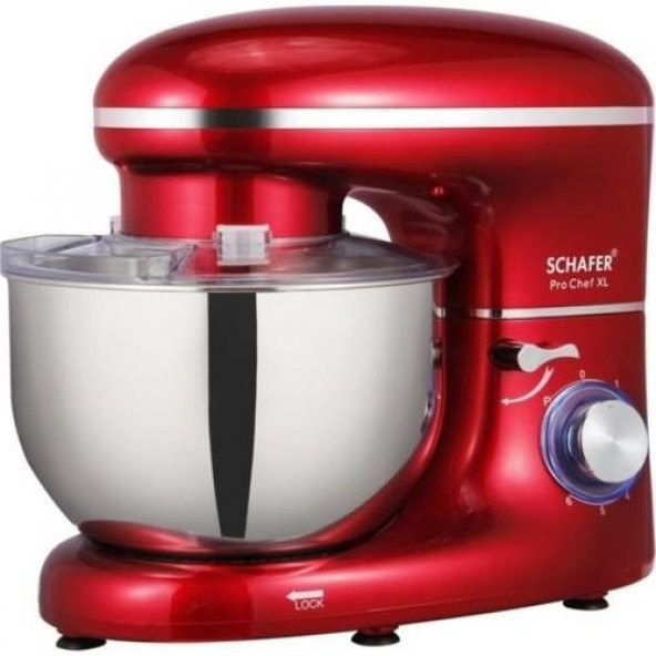 Schafer Prochef Xl Stand Mikser 5 Lt - Kırmızı ürün görseli 1