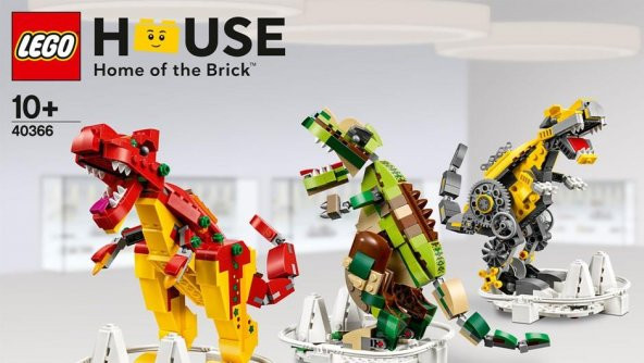 Lego House 40366 dinosaurs exclusive set ürün görseli 1
