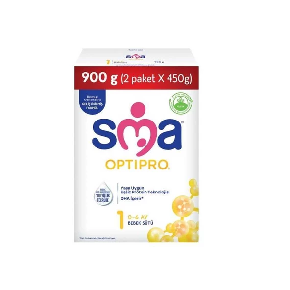 SMA OPTİPRO 1 PROBİYOTİK BEBEK SÜTÜ 900 GR ürün görseli 1