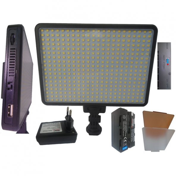 Deyatech 320 Led Video Kamera Işıği Led IşIk Sony,Panasonic ürün görseli 1