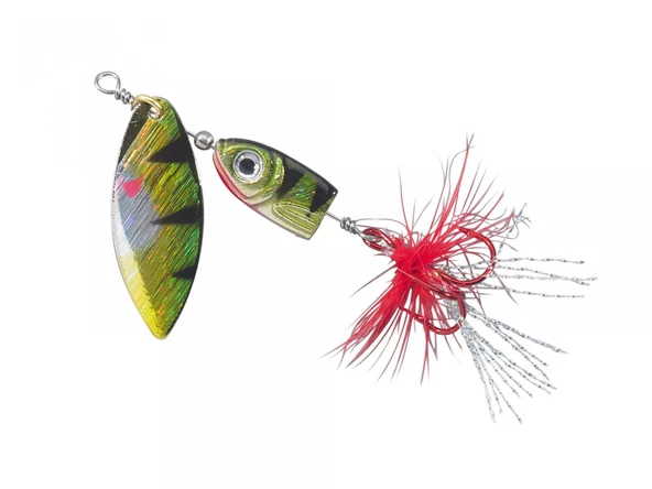 Balzer 13006 Colonel Reality 3D Balık Kafa Tüylü Kaşık No:4 10 gram - Alabalık Levrek Spin At Çek Döner Kaşık Turna Kaşığı ürün görseli 1