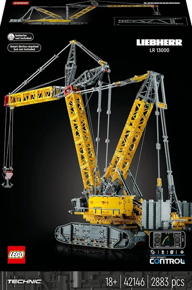 LEGO 42146 Technic Liebherr Paletli Vinç Lr 13000 Çalışan Bir Vinç Modeli ürün görseli 1