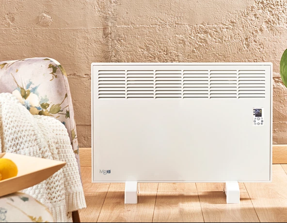 İvigo EPK4570HS15B Beyaz 1500 W Dijital Hareket Sensörlü Konvektör Isıtıcı AYAKLI ürün görseli 1