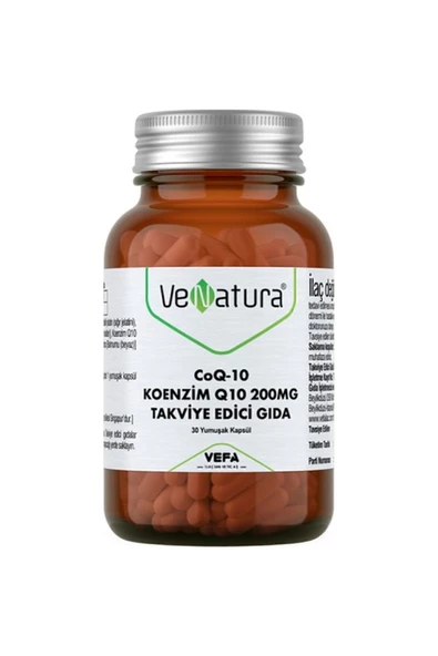 Venatura Coq-10 Koenzim Q10 30 Kapsül 200mg ürün görseli 1