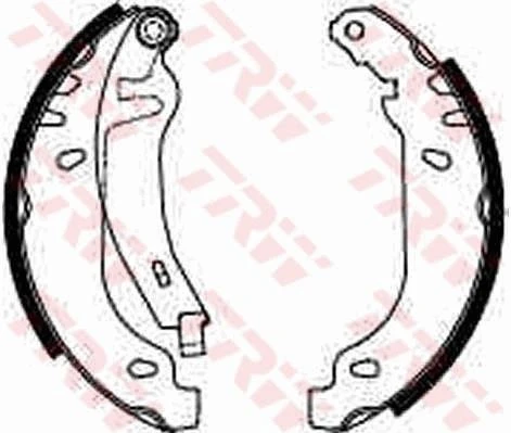 ARKA PABUÇ BALATA R9-R11-R19-R21-CLIO I 90-98 TWINGO 96 180x42 ürün görseli 1